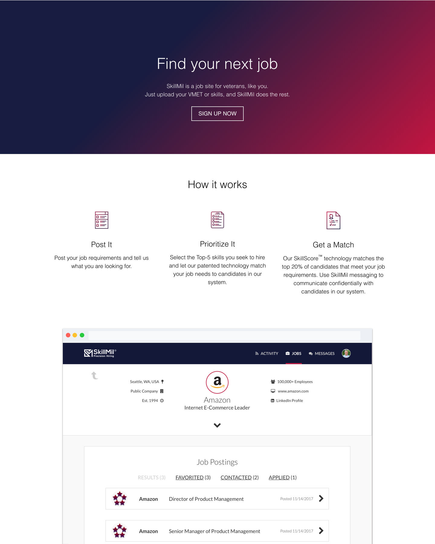 SkillMilVeteranLandingPage